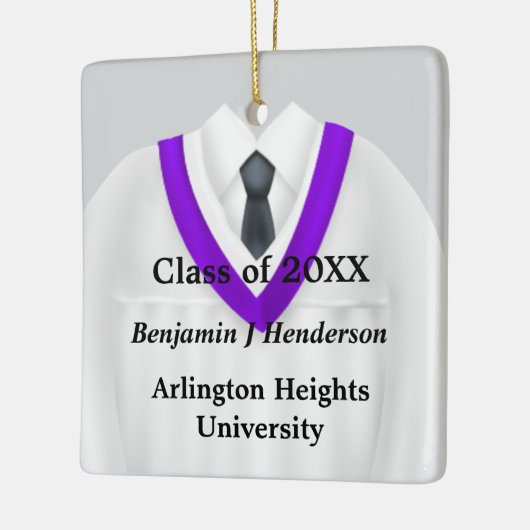 Weiß und Lila Ornamente (Links)