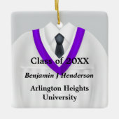 Weiß und Lila Ornamente (Vorderseite)