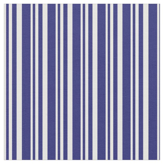 Weiß und Mitternacht blau gefärbtes Muster Stoff (Nahaufnahme)
