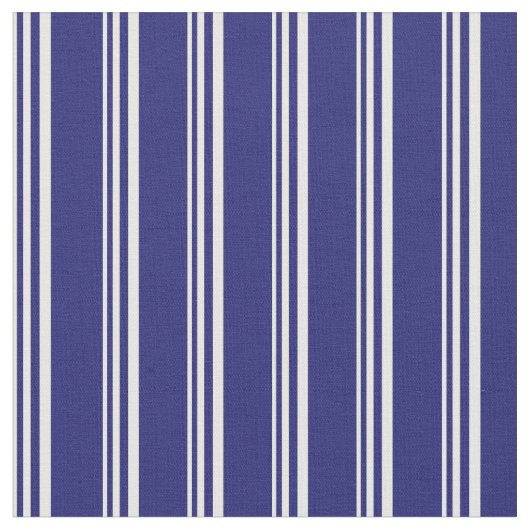 Weiß und Mitternacht blaues Muster Stoff (Nahaufnahme)
