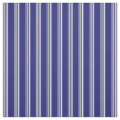 Weiß und Mitternacht blaues Muster Stoff (Muster)