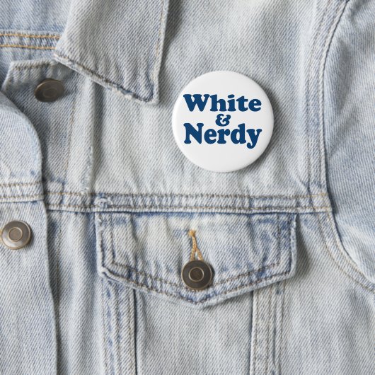Weiß und Nerdy Button (Beispiel)