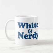 Weiß und Nerdy Kaffeetasse (Links)