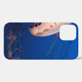 WEISS UND ORANGE JELLYFISH Case-Mate iPhone HÜLLE (Rückseite (Horizontal))