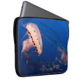 WEISS UND ORANGE JELLYFISH LAPTOPSCHUTZHÜLLE (Vorne Rechts)