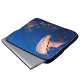 WEISS UND ORANGE JELLYFISH LAPTOPSCHUTZHÜLLE (Vorne Knopf)