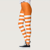 Weiß und Orange Leggings (Links)