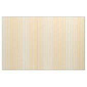 Weiß und Orange Streifen/Linse Muster Stoff (Yard (91,4 cm))