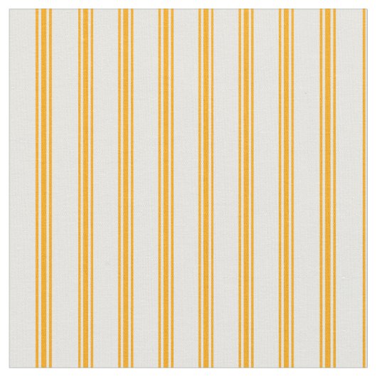 Weiß und Orange Streifen/Linse Muster Stoff (Nahaufnahme)