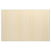 Weiß und Orange Streifen/Linse Muster Stoff (Fat Quarter (45,7 x 55,9 cm))