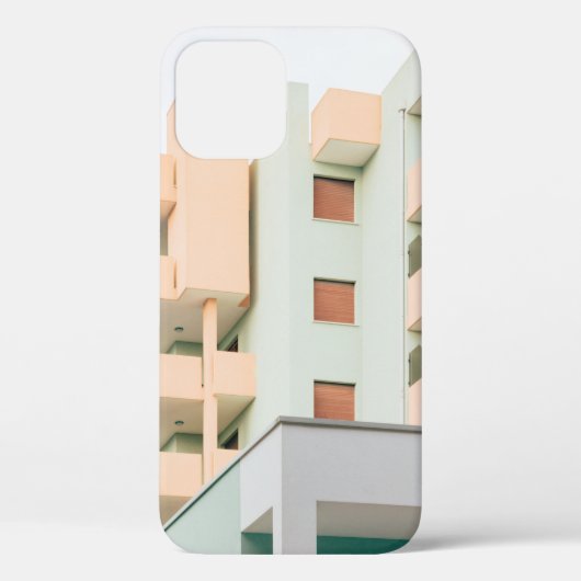 WEISS UND PINK KONKRETES GEBÄUDE Case-Mate iPhone HÜLLE (Rückseite)