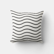 Weiß und Pitch Pastellfarben, Wavy Lines Design
