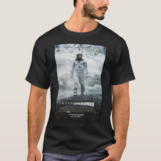 Weiß und Quot; INTERSTELLAR und Quot; T-Shirt