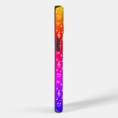Weiß und Regenbogen Musical Case-Mate iPhone Hülle (Rückseite / Rechts)