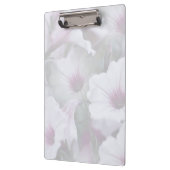 Weiß und rosa Petunias-Zwischenablage Klemmbrett (Links)