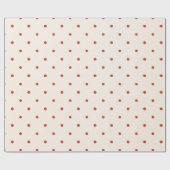 Weiß und rot Muster Dos Weihnachten Geschenkpapier (Flach)