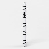 Weiß und Schwarz Case-Mate iPhone Hülle (Hinten/Rechts)