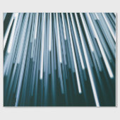 Weiß und Schwarz Geschenkpapier (Flach)