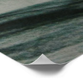 Weiß und schwarz gestreifte Textilien Poster (Ecke)