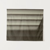 Weiß und schwarz gestreifte Textilien Wandteppich (Vorderseite (Horizontal))