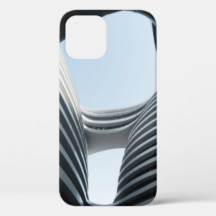 WEISS UND SCHWARZ KONKRETES GEBÄUDE UNTER BLAUEM H Case-Mate iPhone HÜLLE