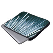 Weiß und Schwarz Laptopschutzhülle (Vorne Knopf)