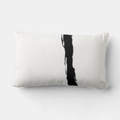 Weiß und schwarz lendenkissen (Rückseite)