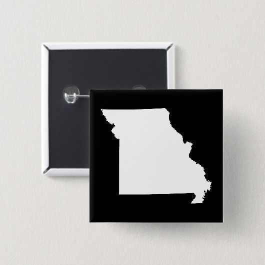 Weiß und Schwarz Missouri Button (Vorne & Hinten)
