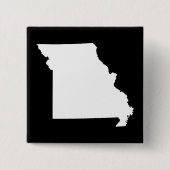 Weiß und Schwarz Missouri Button (Vorderseite)