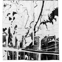 Weiß und schwarz, New- Yorkkarte, NYC