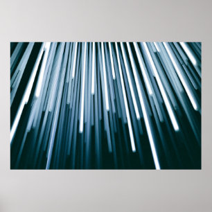 Weiß und Schwarz Poster