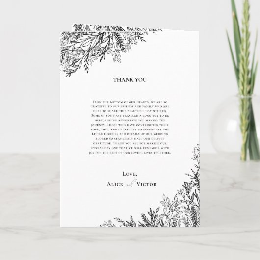 Weiß und Schwarz Programm (Rückseite)