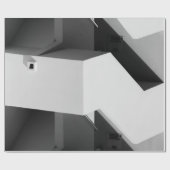 WEISS UND SCHWARZHOLZKABINET GESCHENKPAPIER (Flach)
