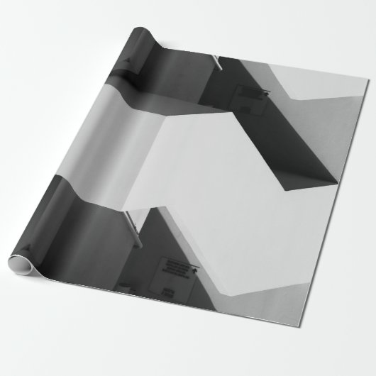 WEISS UND SCHWARZHOLZKABINET GESCHENKPAPIER (Ungerollt)