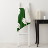 Weiß und silberfarbene Sherpa Blanket Sherpadecke (Beispiel)