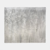 Weiß und Silberner Fohlen Weihnachten Fleecedecke (Vorderseite (Horizontal))