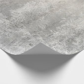 Weiß und Silberner Fohlen Weihnachten Geschenkpapier (Ecke)