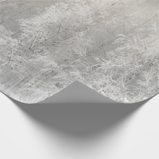 Weiß und Silberner Fohlen Weihnachten Geschenkpapier (Ecke)