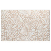 Weiß und Tan Barock Muster Stoff (Yard (91,4 cm))