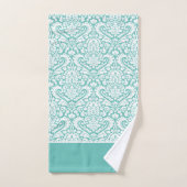 Weiß und türkis badhandtuch set (Handtuch)