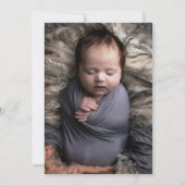 Weiß unser kleines Boo endlich Halloween Baby Ankündigung (Rückseite)