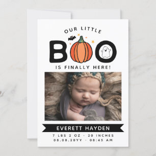 Weiß unser kleines Boo endlich Halloween Baby Ankündigung