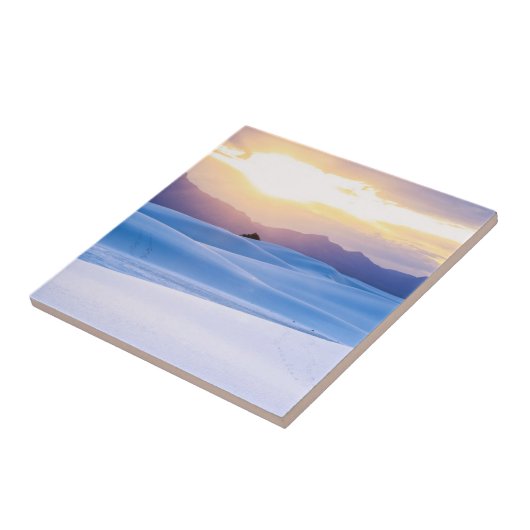 Weiß versandet nationales Monument 3 Fliese (Seite)