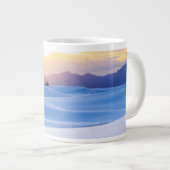 Weiß versandet nationales Monument 3 Jumbo-Tasse (Vorderseite Rechts)