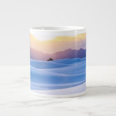 Weiß versandet nationales Monument 3 Jumbo-Tasse (Vorderseite)