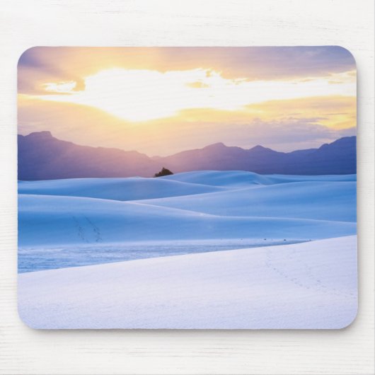 Weiß versandet nationales Monument 3 Mousepad (Vorne)