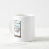 Weiß versandet nationales Monument 4 Kaffeetasse (Vorderseite Links)