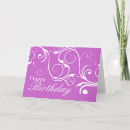 Weiß Vintag - kundenspezifisch Karte