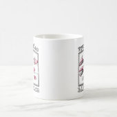 Weiß voll von Ideen Pyromanisch Librarian Kaffeetasse (Mittel)