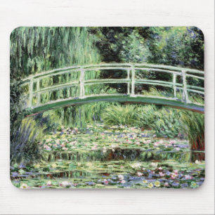 Weiß-Wasserlilien Claudes Monet  , 1899 Mousepad